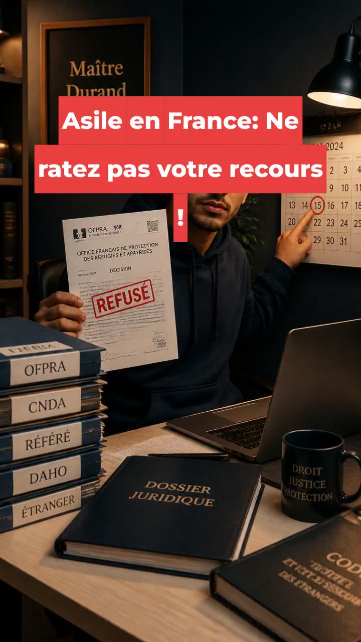 Asile en France: Ne ratez pas votre recours !