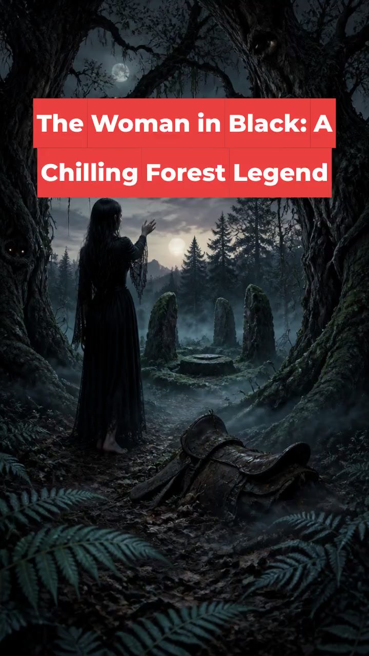 The Woman in Black: A Chilling Forest Legend