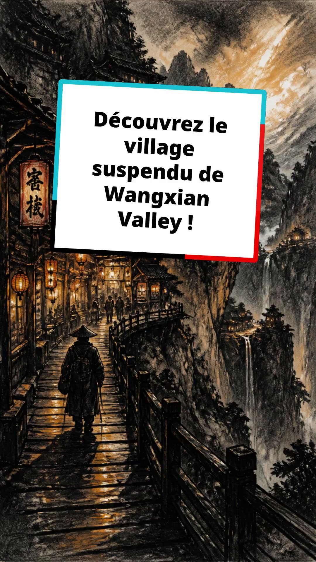 Découvrez le village suspendu de Wangxian Valley !
