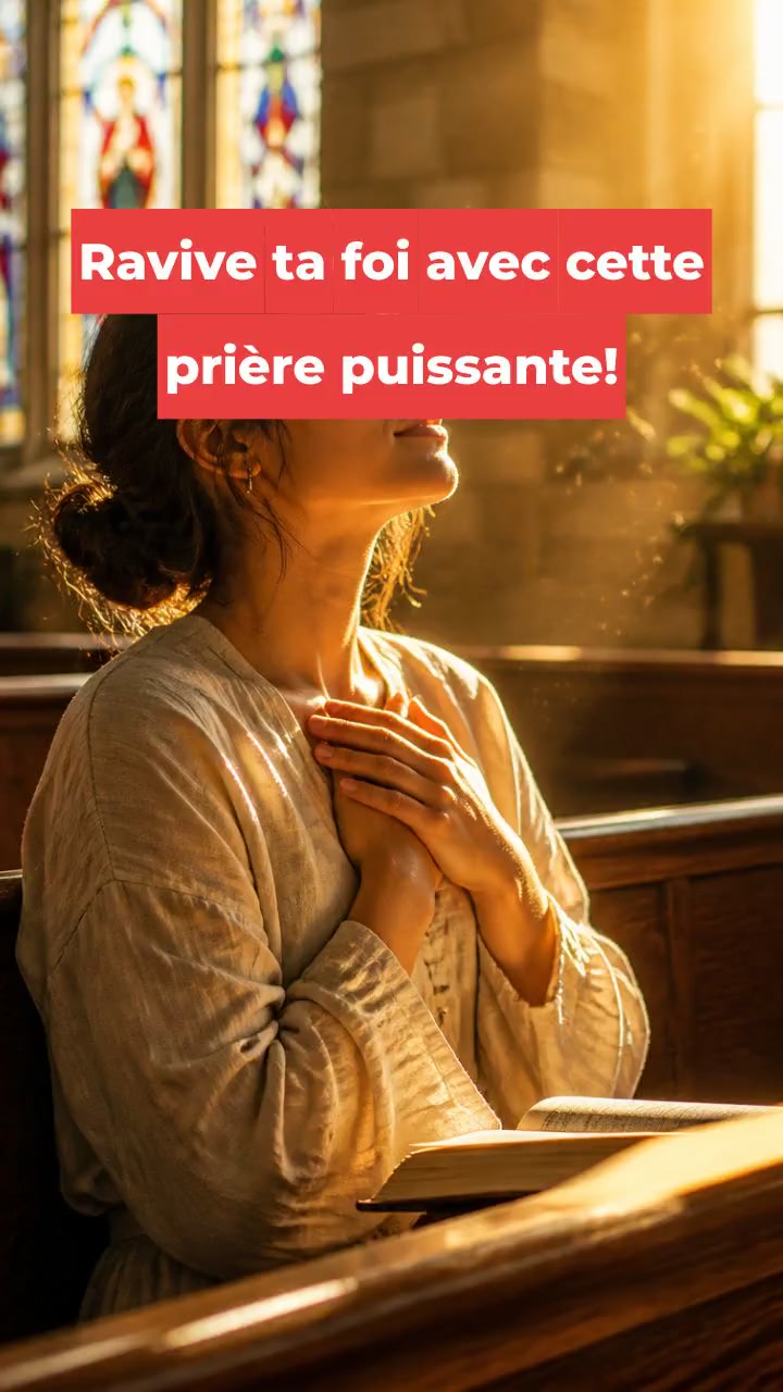 Ravive ta foi avec cette prière puissante!