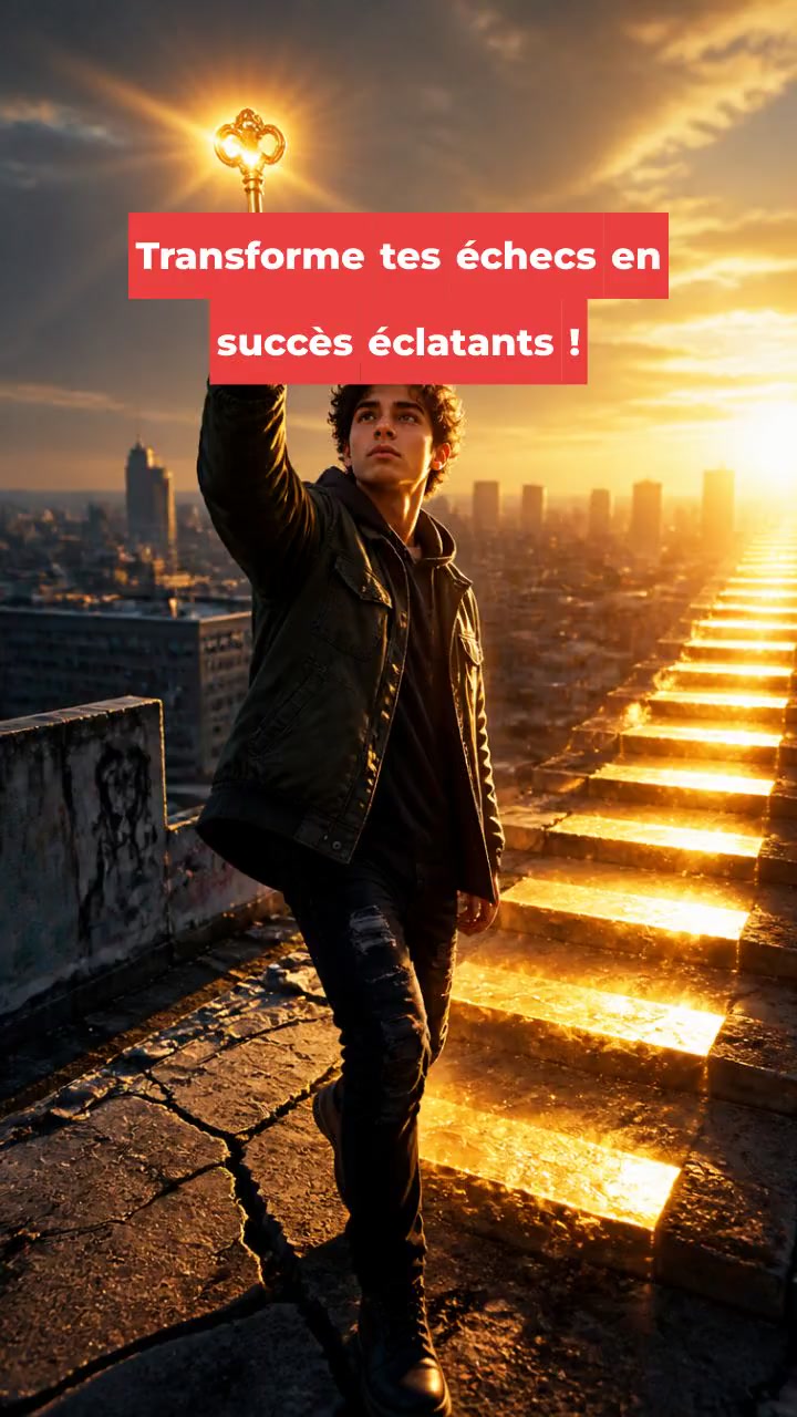 Transforme tes échecs en succès éclatants !