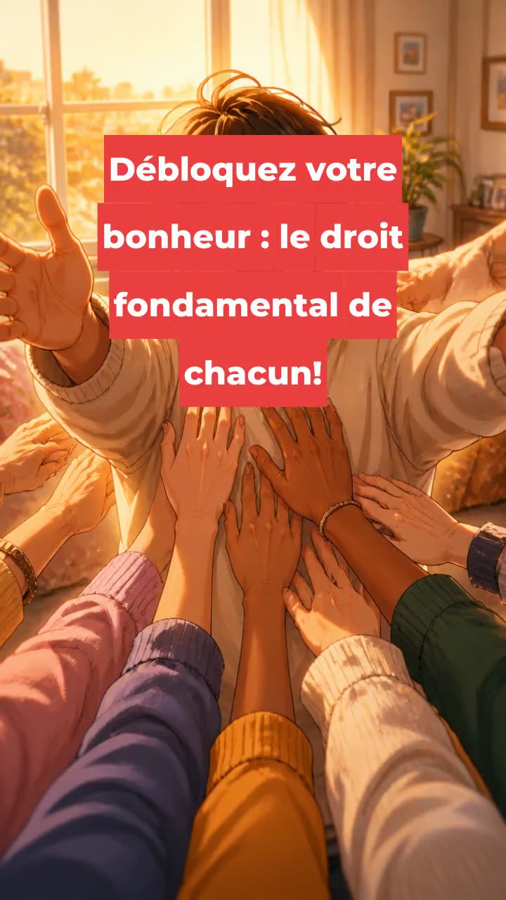 Débloquez votre bonheur : le droit fondamental de chacun!