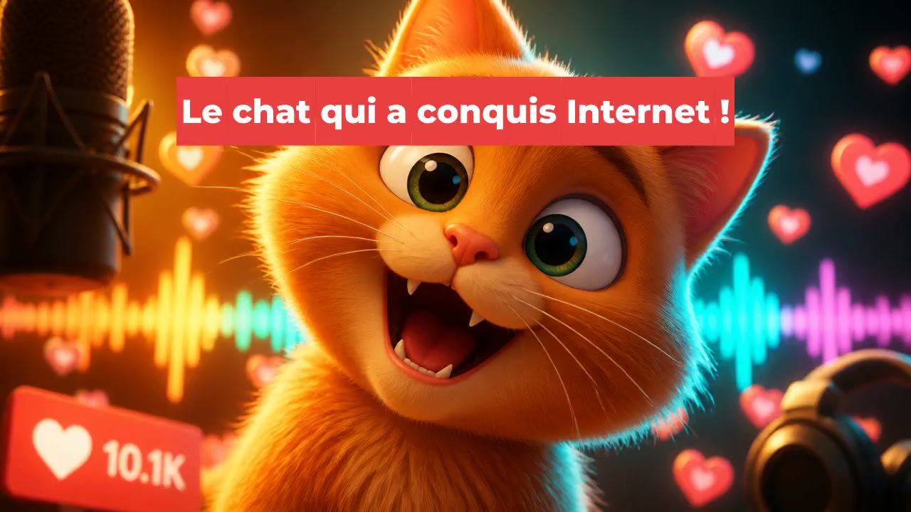 Le chat qui a conquis Internet !