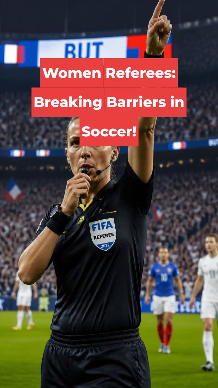 Women Referees: Breaking Barriers in Soccer!