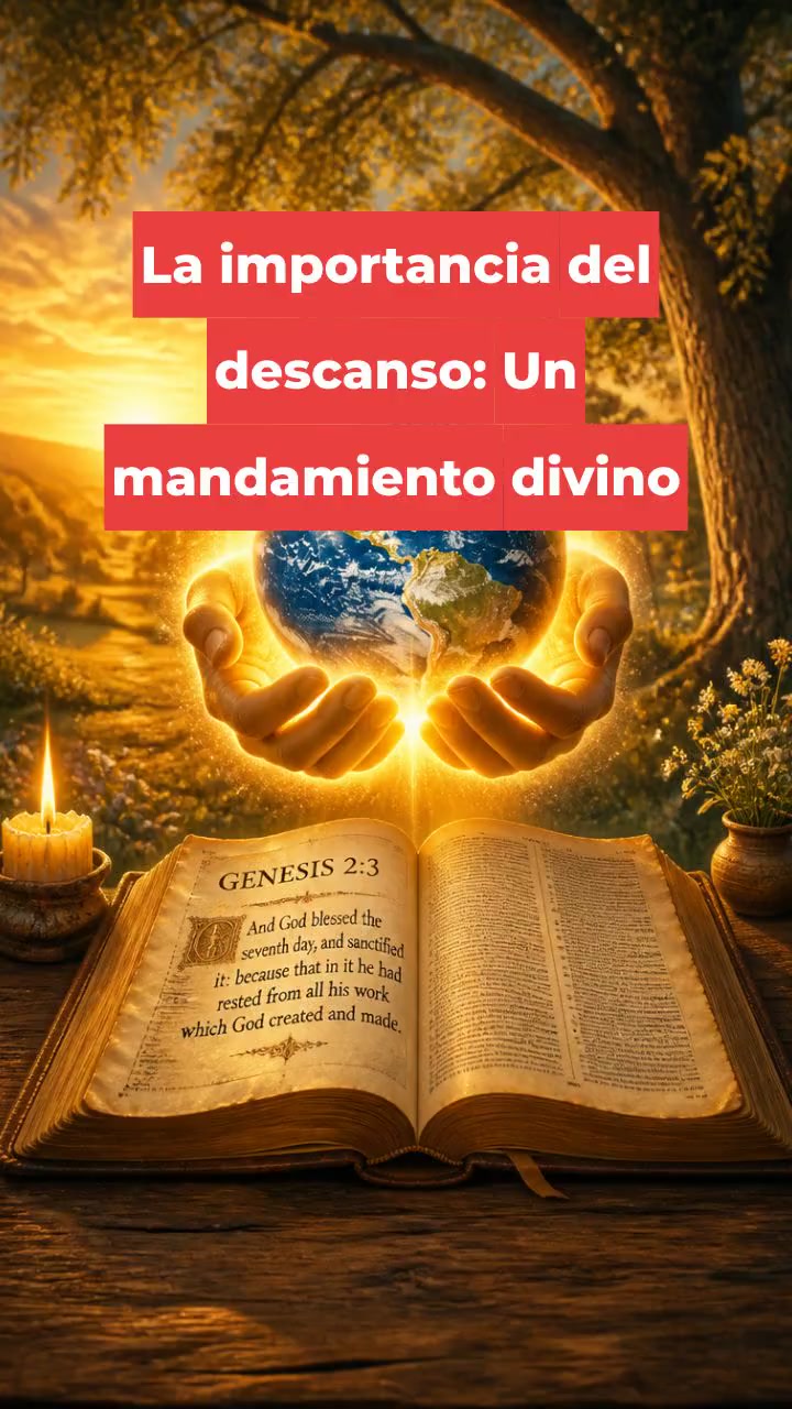 La importancia del descanso: Un mandamiento divino