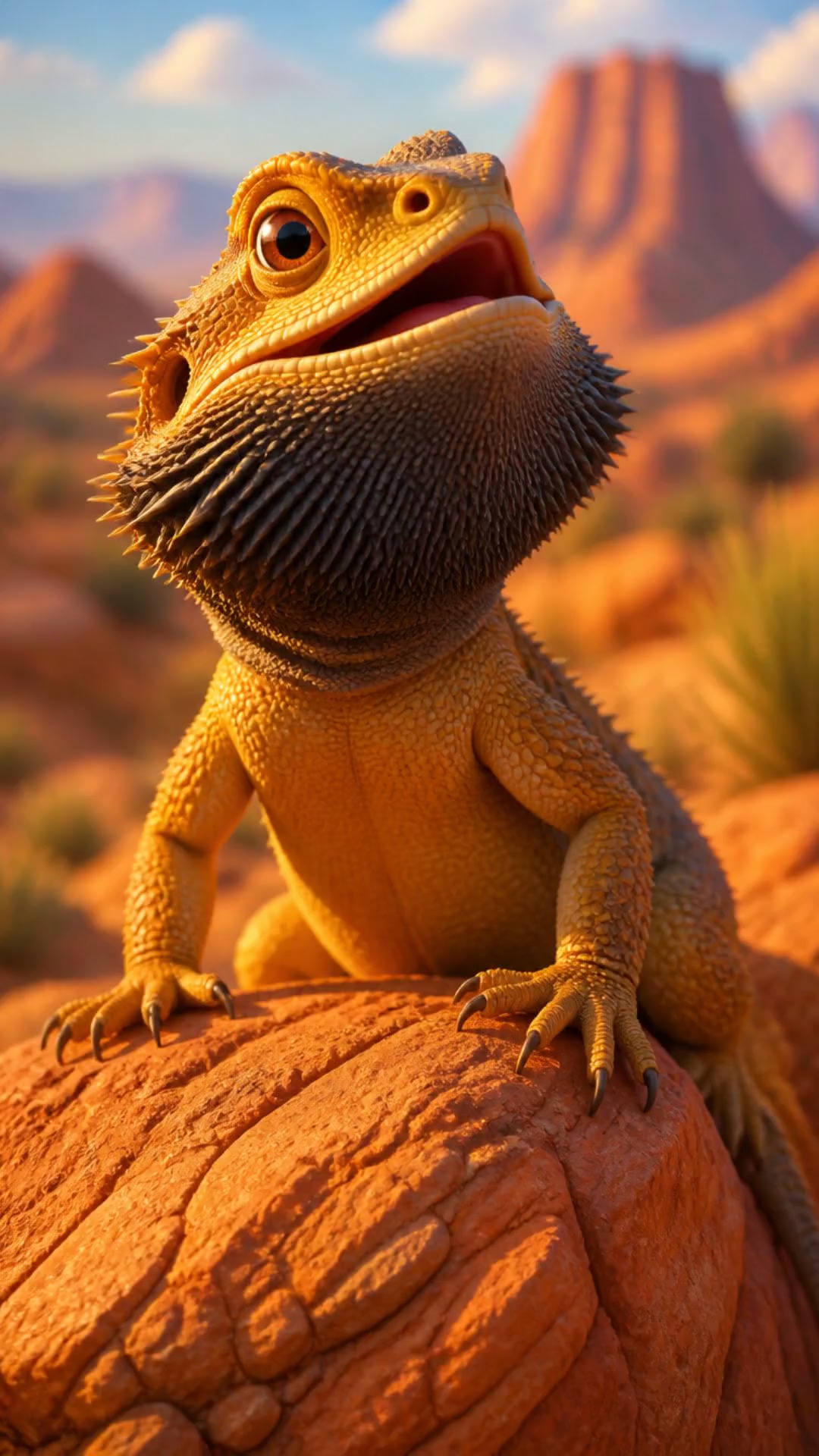 Découvrez le pogona : le dragon barbu de l'Australie !