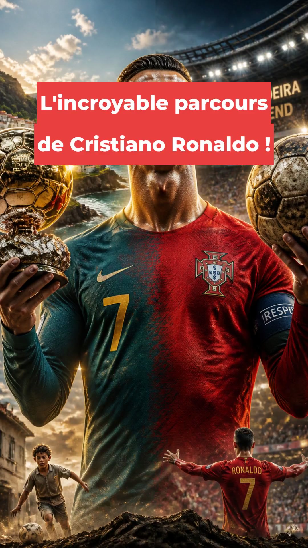 L'incroyable parcours de Cristiano Ronaldo !