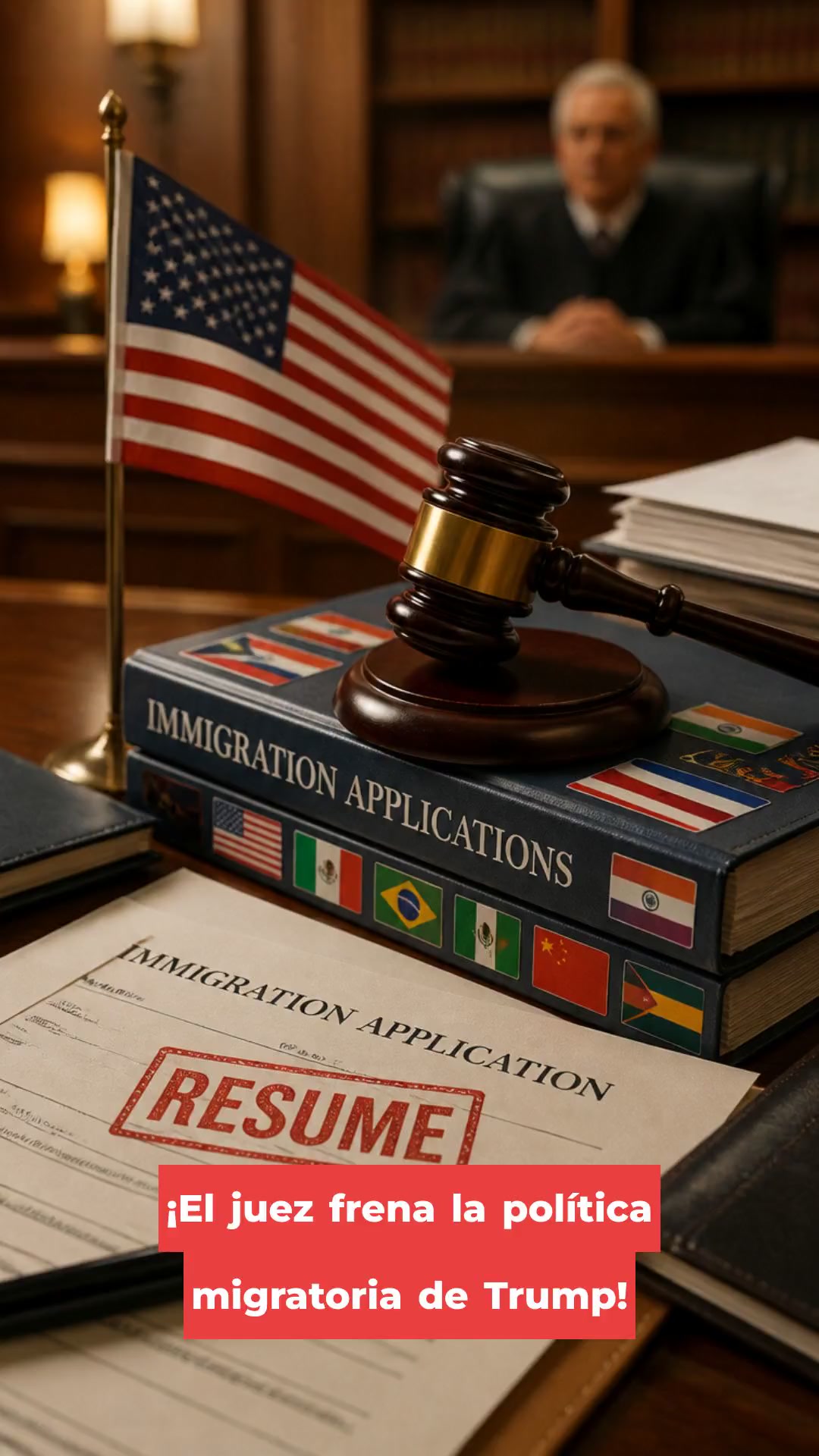 ¡El juez frena la política migratoria de Trump!