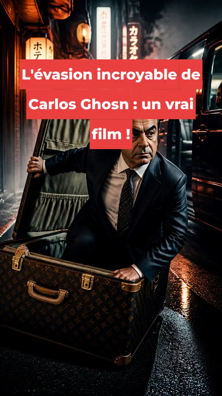 L'évasion incroyable de Carlos Ghosn : un vrai film !