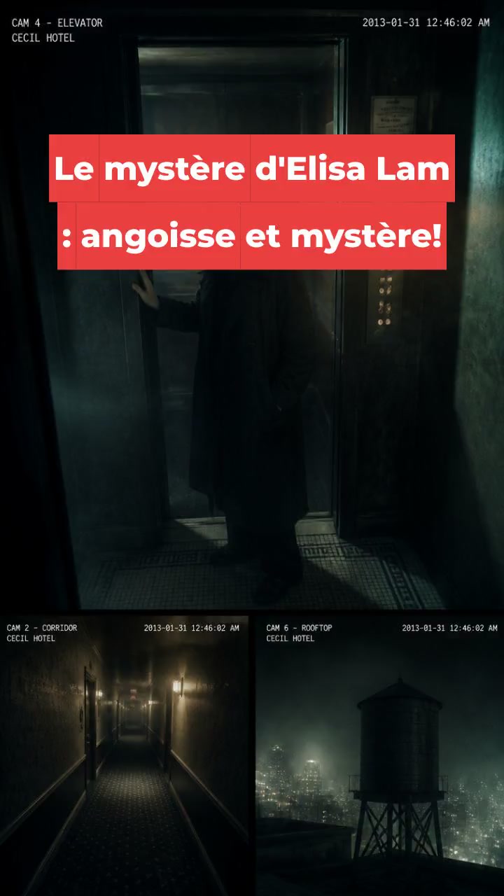 Le mystère d'Elisa Lam : angoisse et mystère!