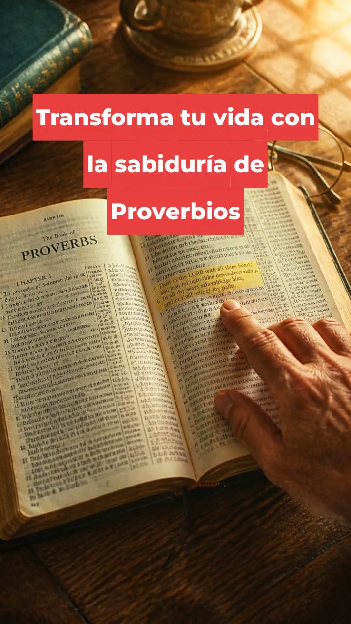 Transforma tu vida con la sabiduría de Proverbios