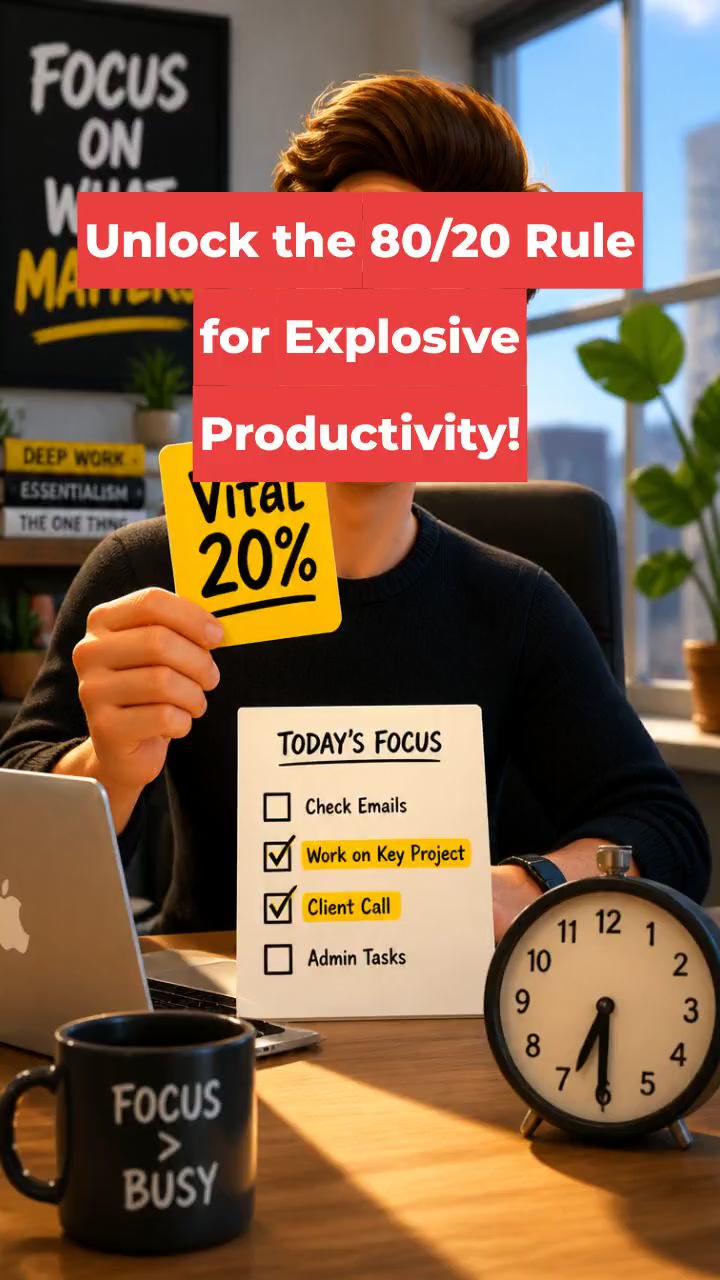 Unlock the 80/20 Rule for Explosive Productivity!