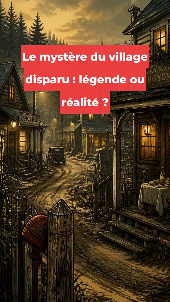 Le mystère du village disparu : légende ou réalité ?