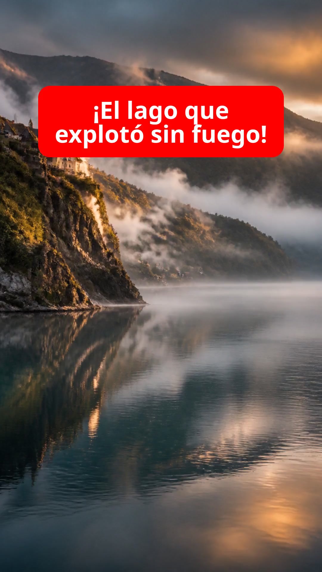 ¡El lago que explotó sin fuego!