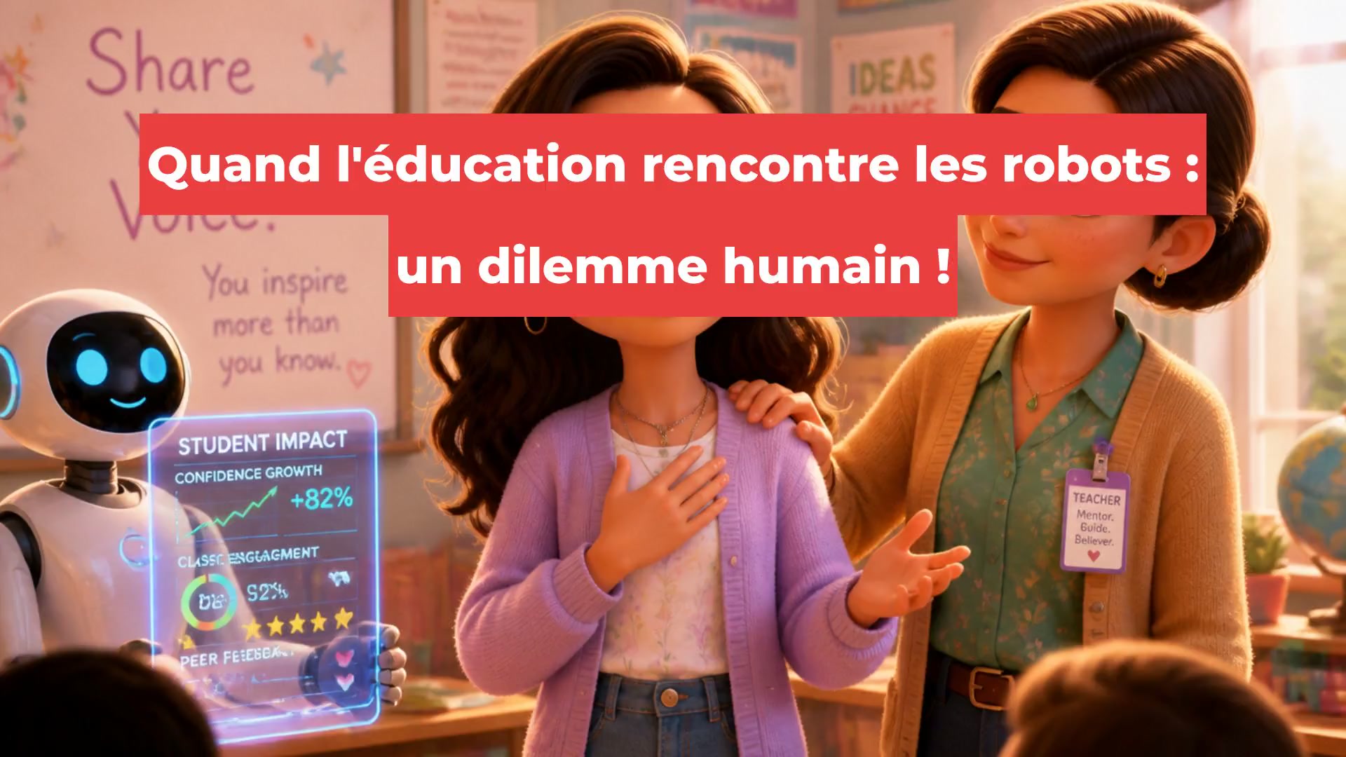 Quand l'éducation rencontre les robots : un dilemme humain !