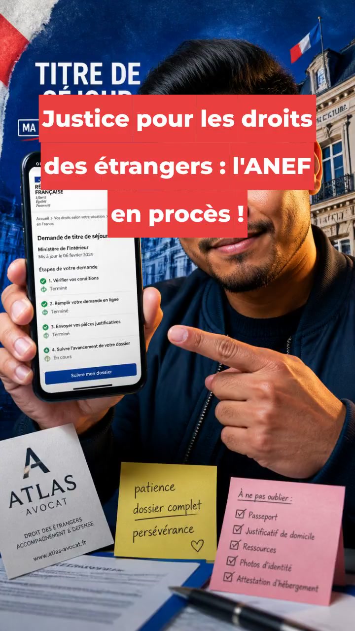 Justice pour les droits des étrangers : l'ANEF en procès !