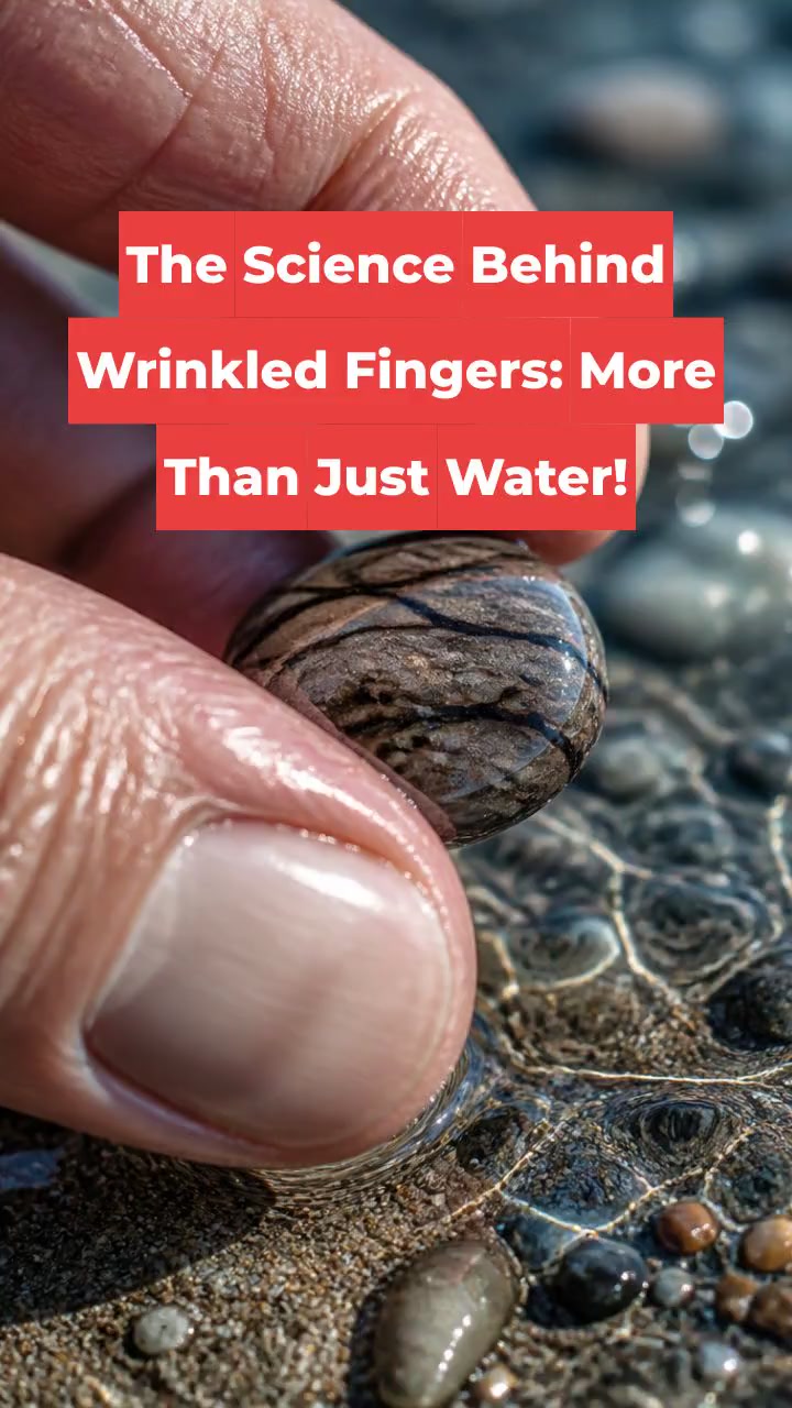 The Science Behind Wrinkled Fingers: More Than Just Water!