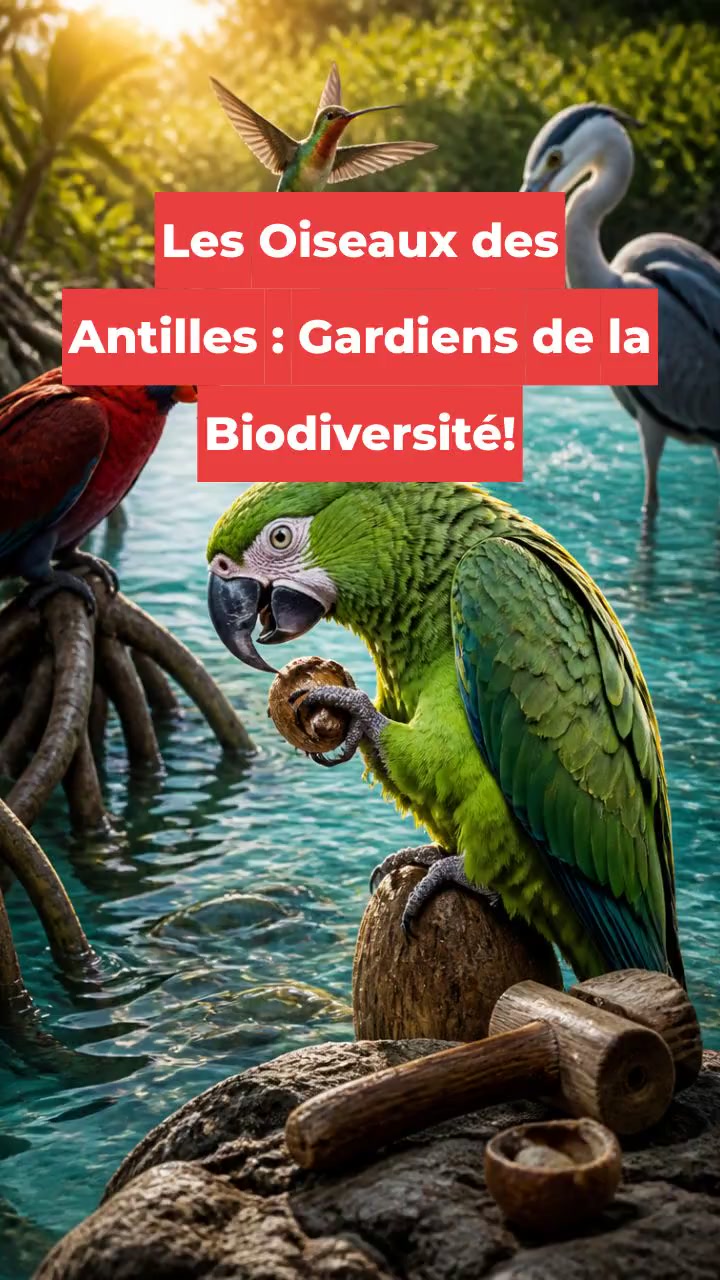 Les Oiseaux des Antilles : Gardiens de la Biodiversité!