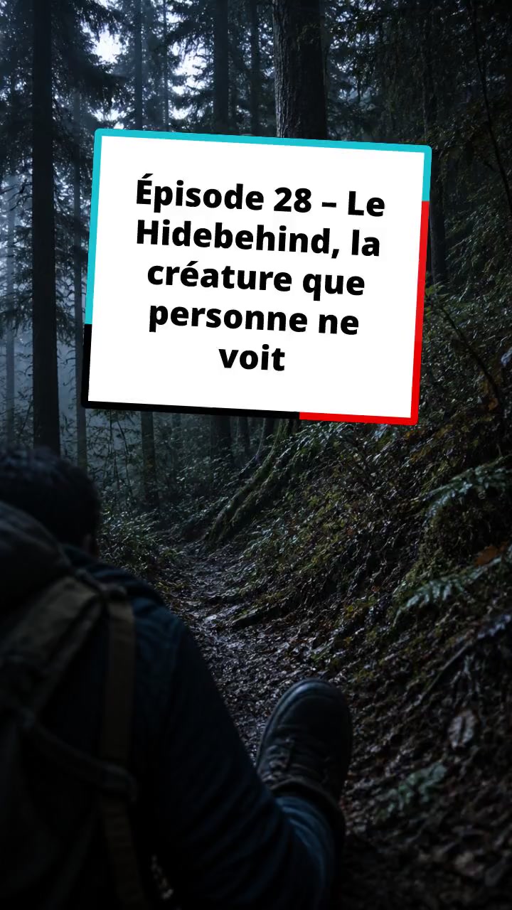 Épisode 28 – Le Hidebehind, la créature que personne ne voit