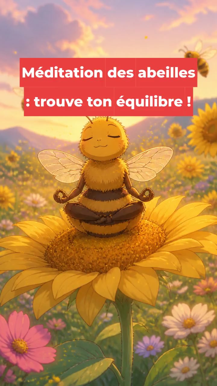 Méditation des abeilles : trouve ton équilibre !