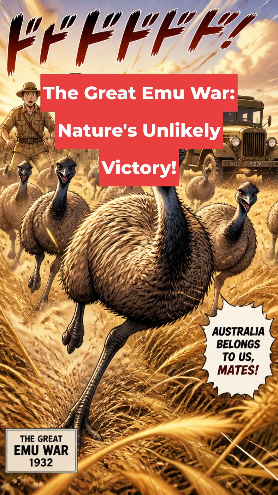 The Great Emu War: Nature's Unlikely Victory!