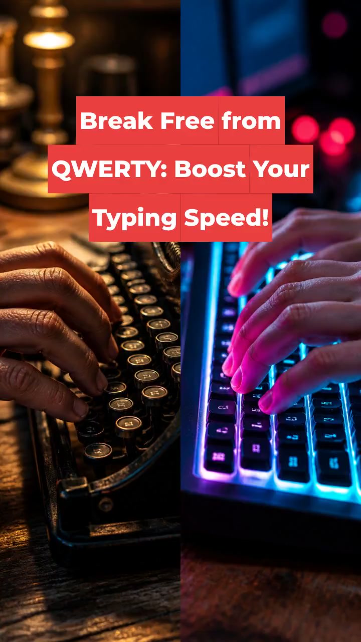 Break Free from QWERTY: Boost Your Typing Speed!