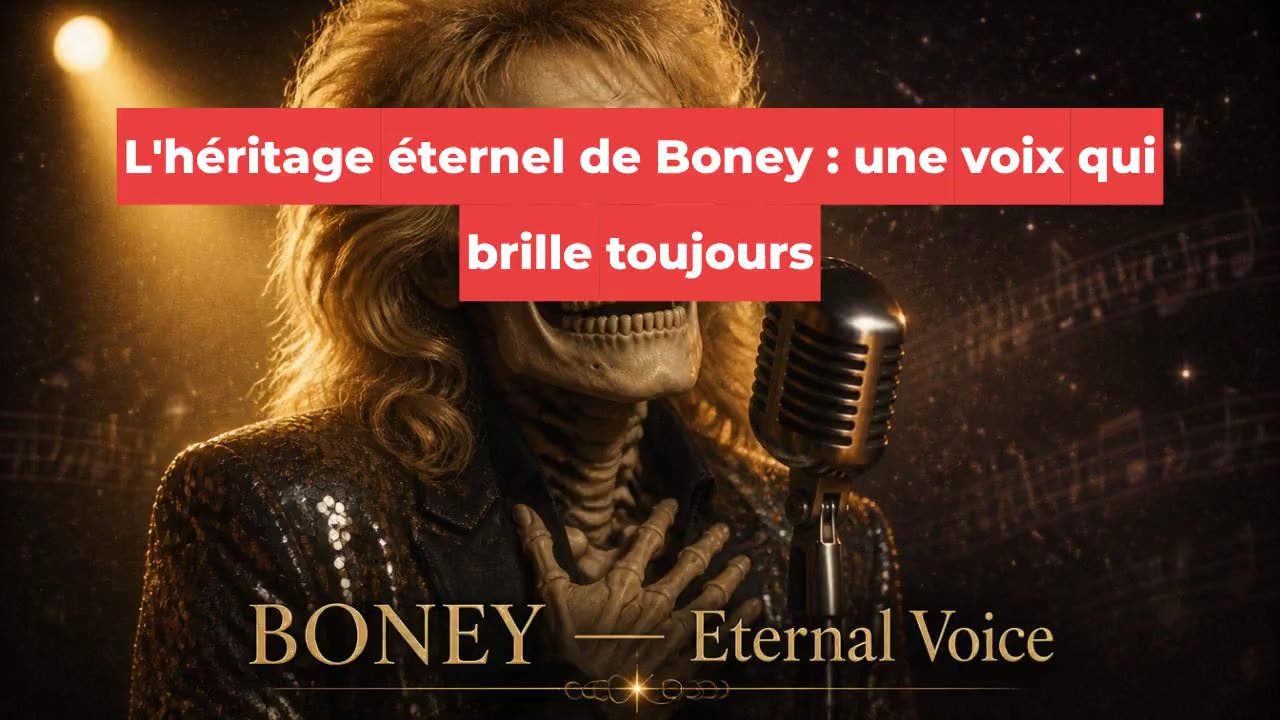 L'héritage éternel de Boney : une voix qui brille toujours