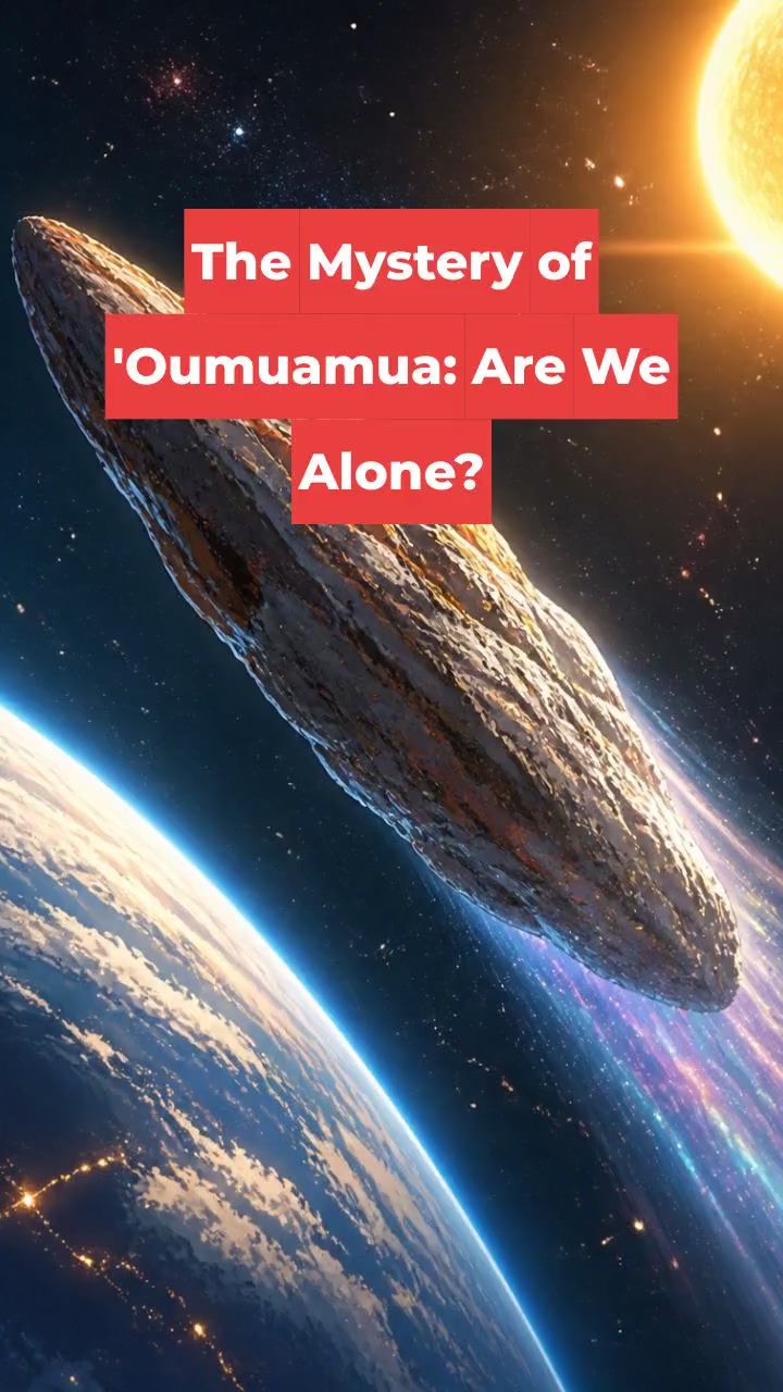 The Mystery of 'Oumuamua: Are We Alone?