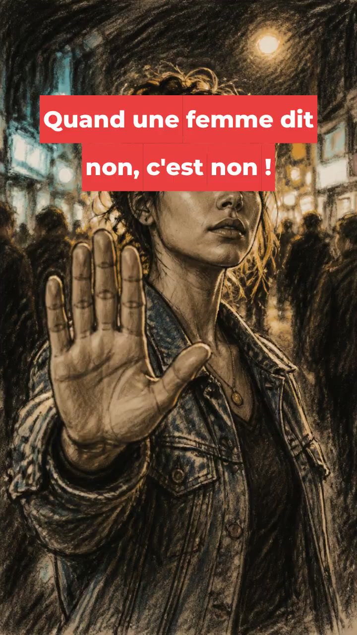 Quand une femme dit non, c'est non !