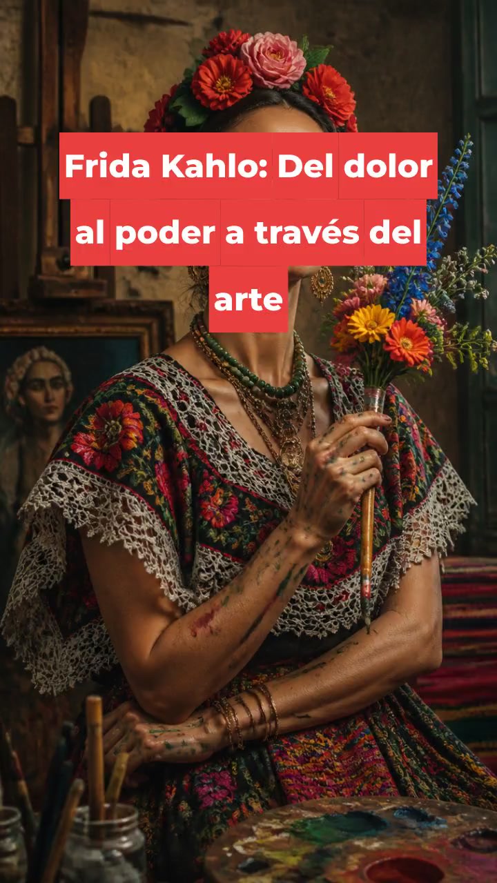 Frida Kahlo: Del dolor al poder a través del arte