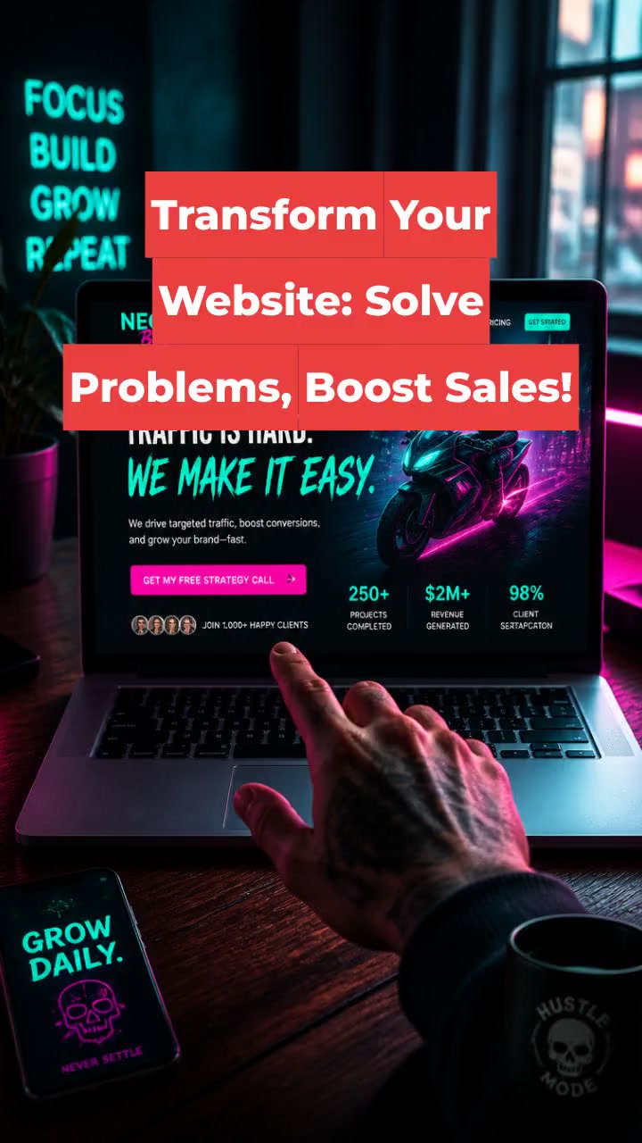 Transform Your Website: Solve Problems, Boost Sales!