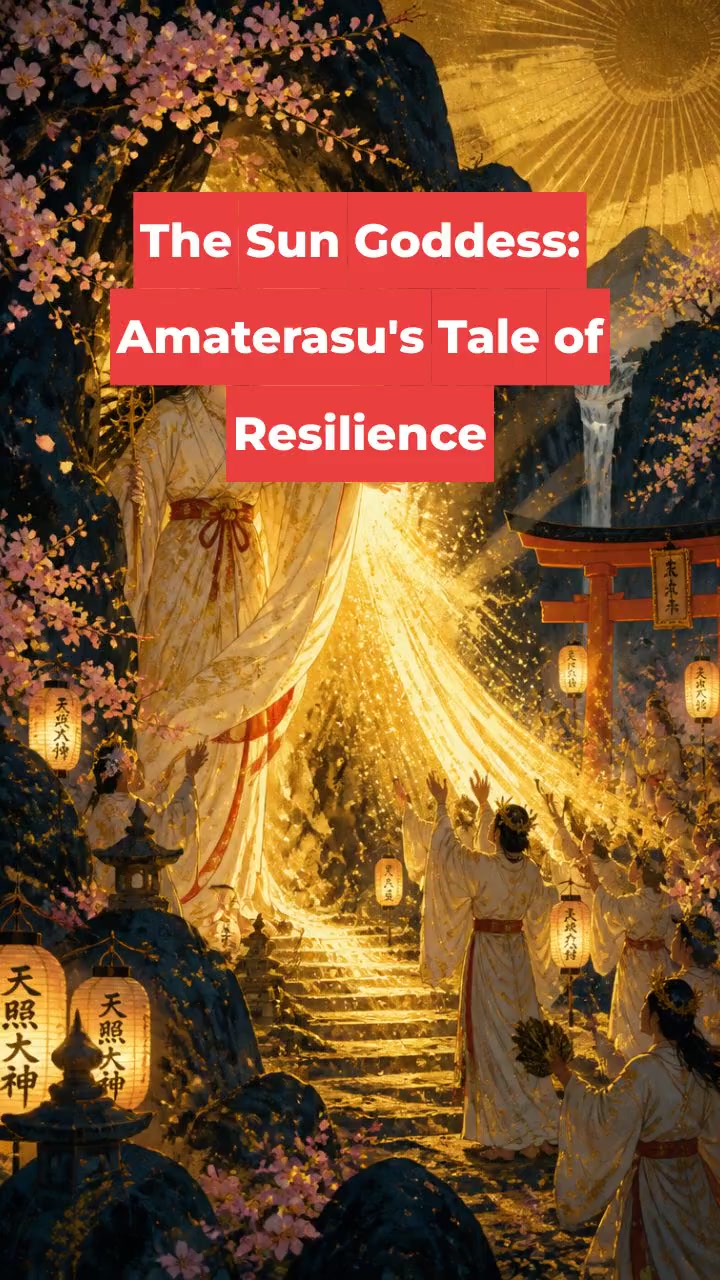 The Sun Goddess: Amaterasu's Tale of Resilience
