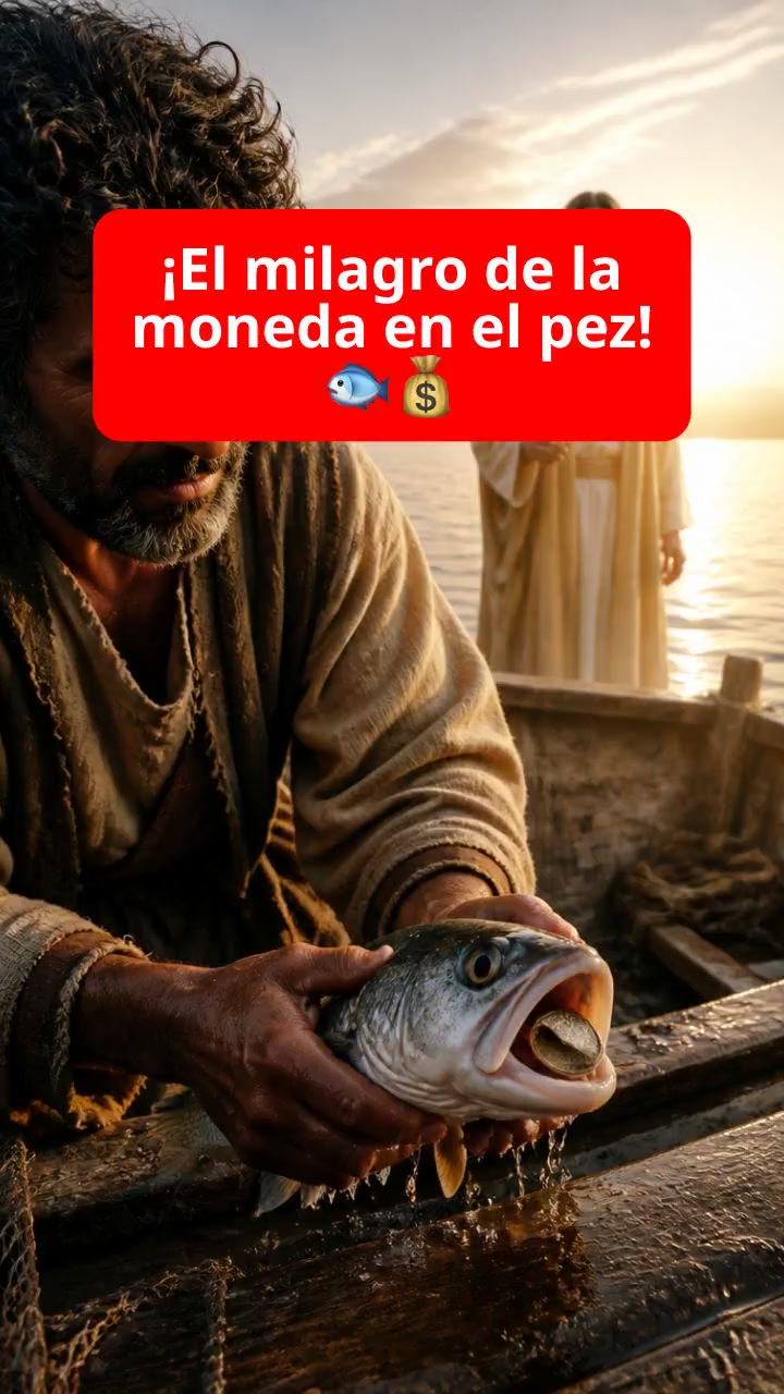 ¡El milagro de la moneda en el pez! 🐟💰