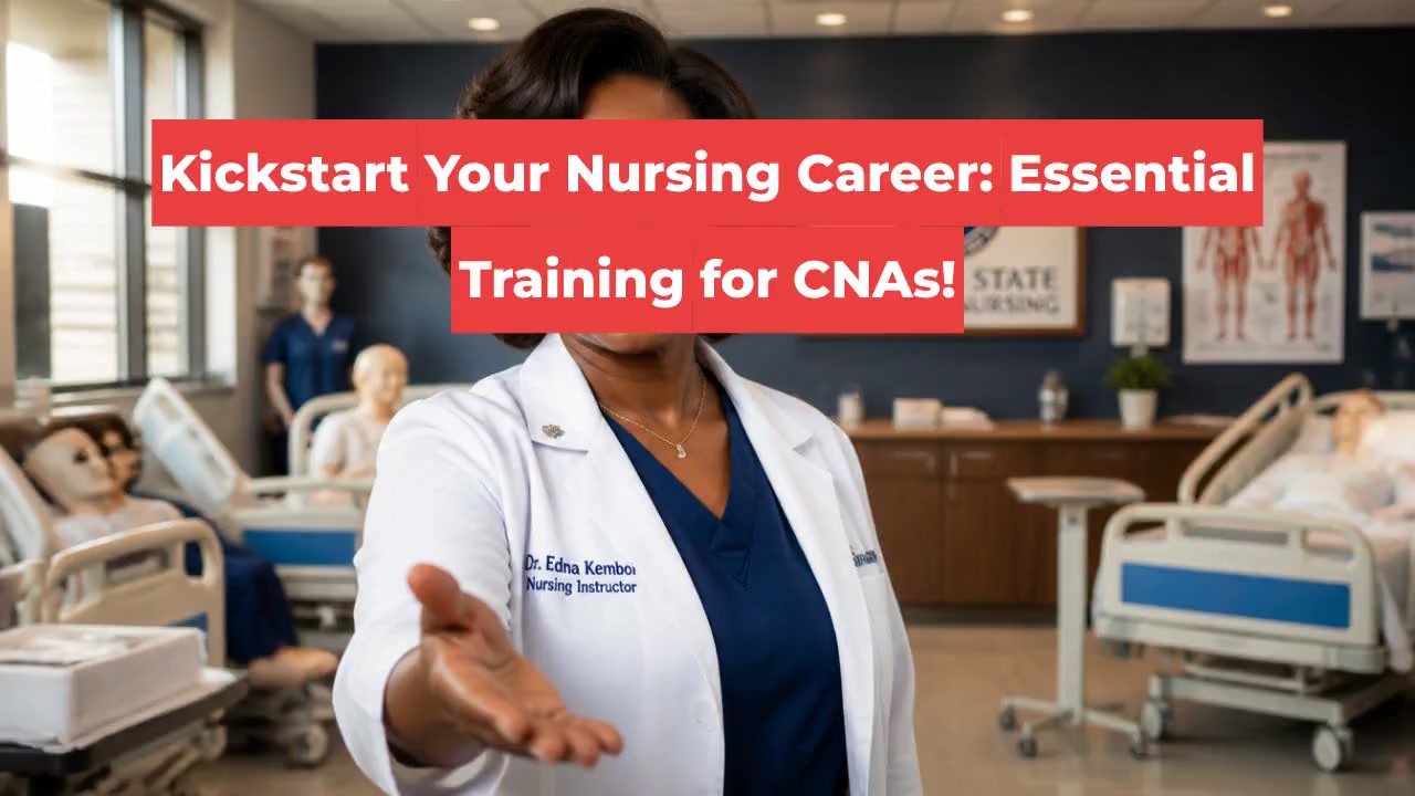 Kickstart Your Nursing Career: Essential Training for CNAs!