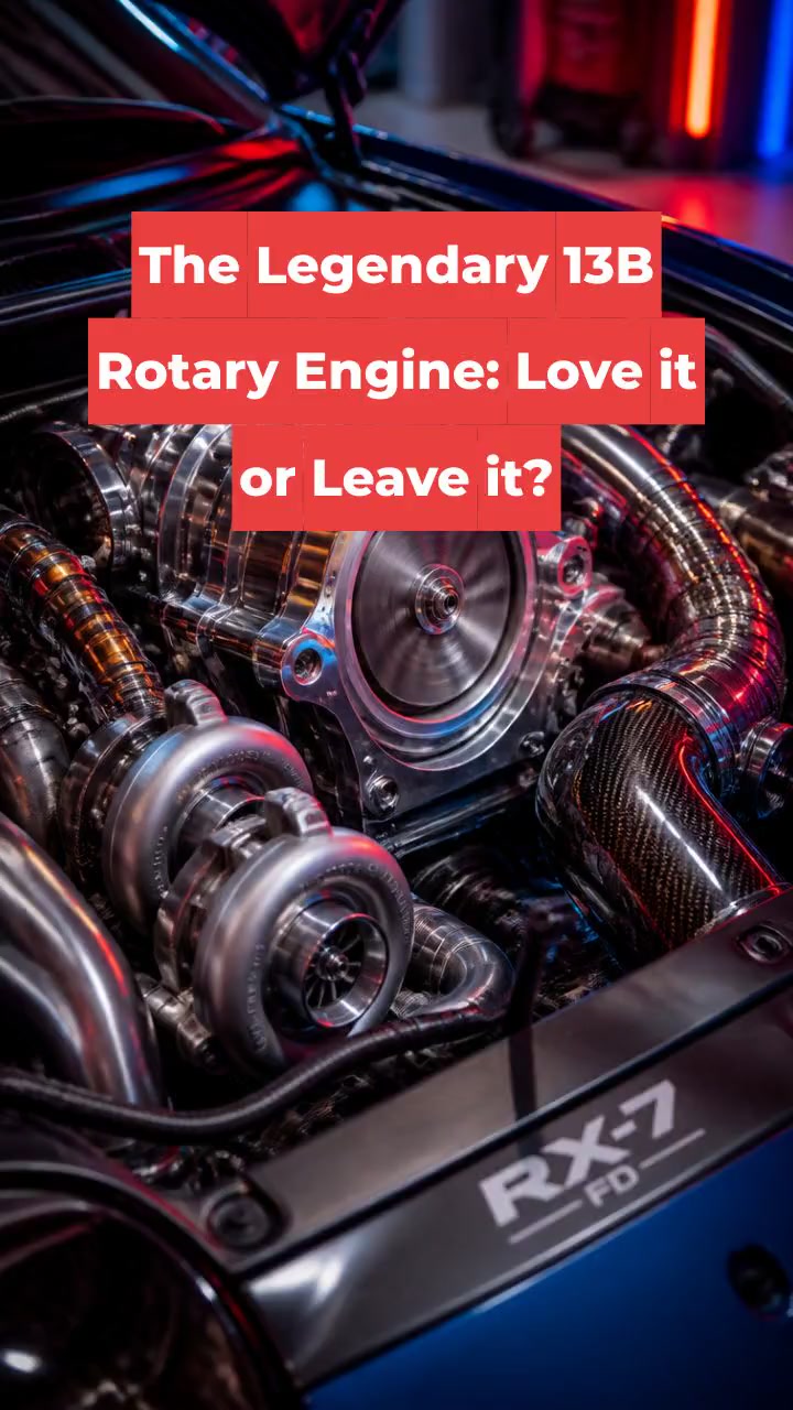 The Legendary 13B Rotary Engine: Love it or Leave it?