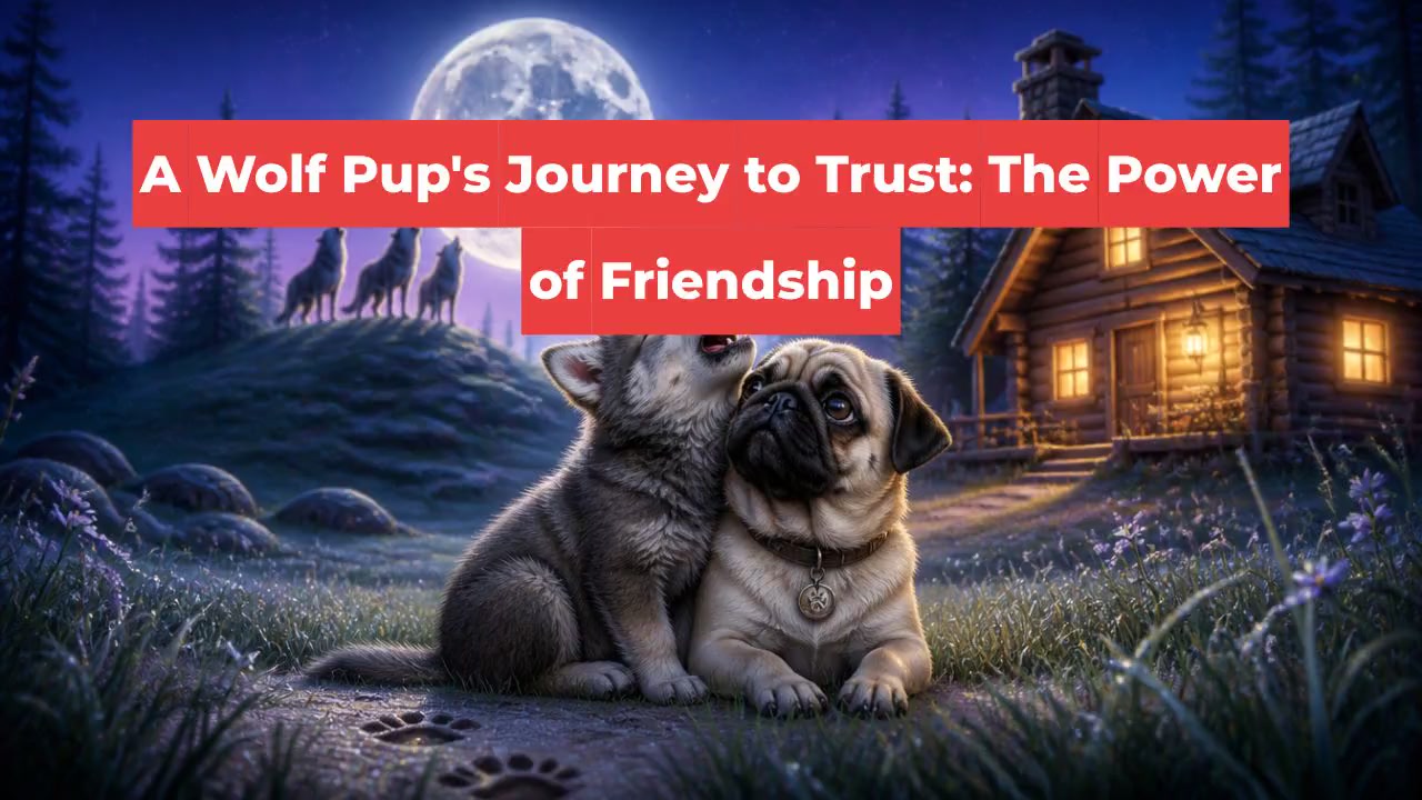 A Wolf Pup's Journey to Trust: The Power of Friendship