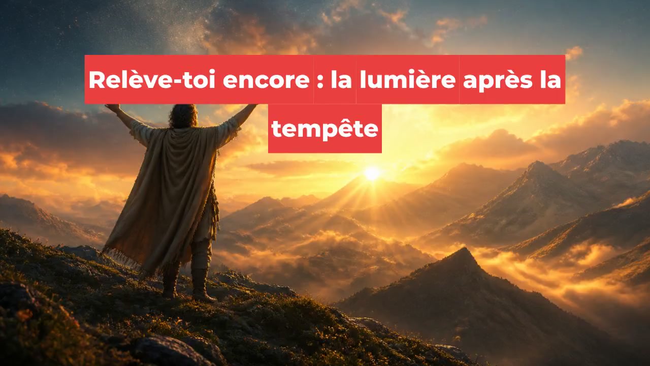 Relève-toi encore : la lumière après la tempête