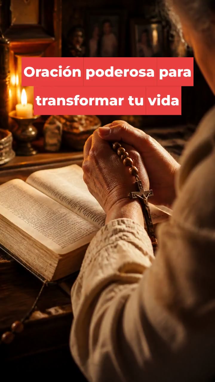 Oración poderosa para transformar tu vida