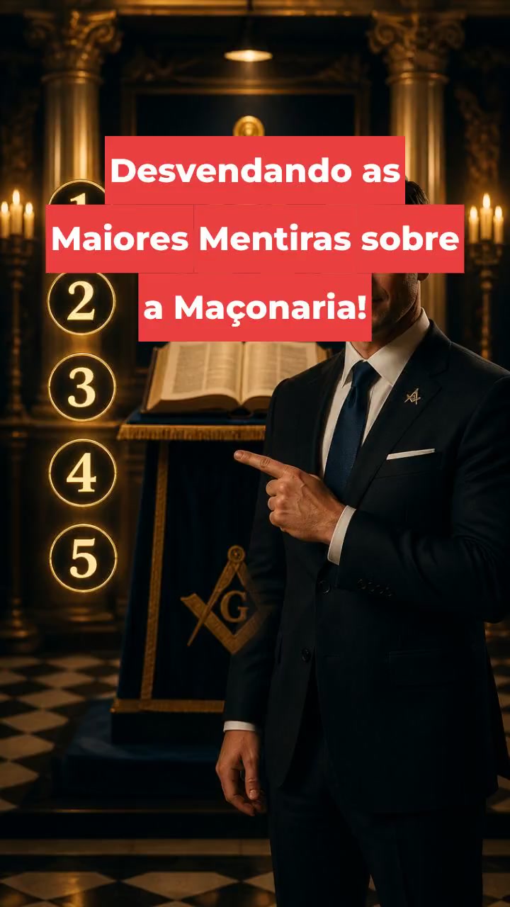 Desvendando as Maiores Mentiras sobre a Maçonaria!