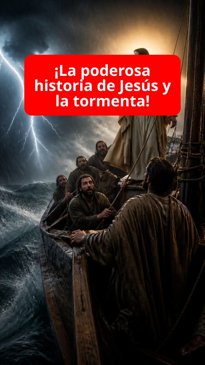 ¡La poderosa historia de Jesús y la tormenta!