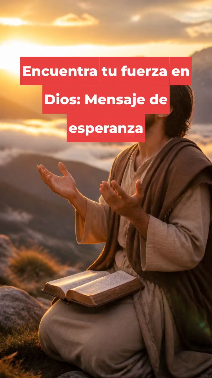 Encuentra tu fuerza en Dios: Mensaje de esperanza