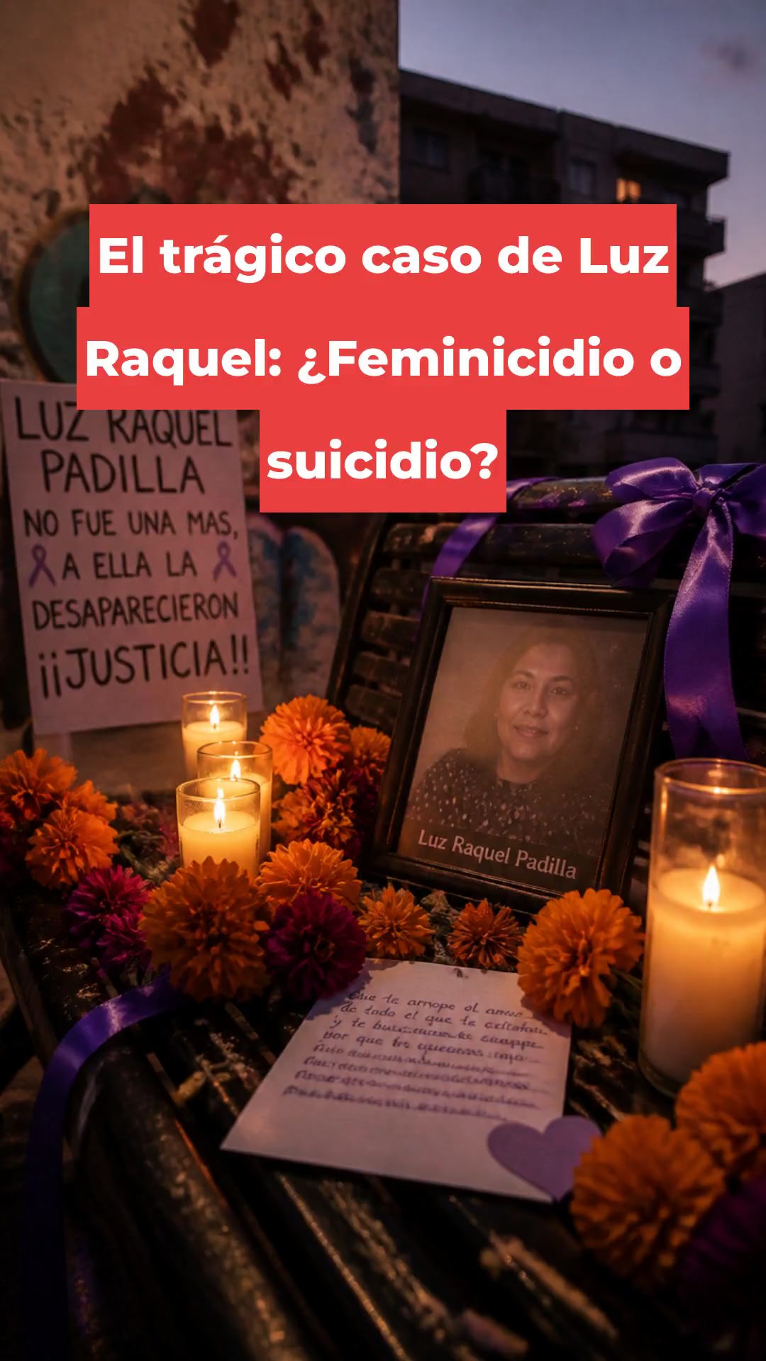 El trágico caso de Luz Raquel: ¿Feminicidio o suicidio?