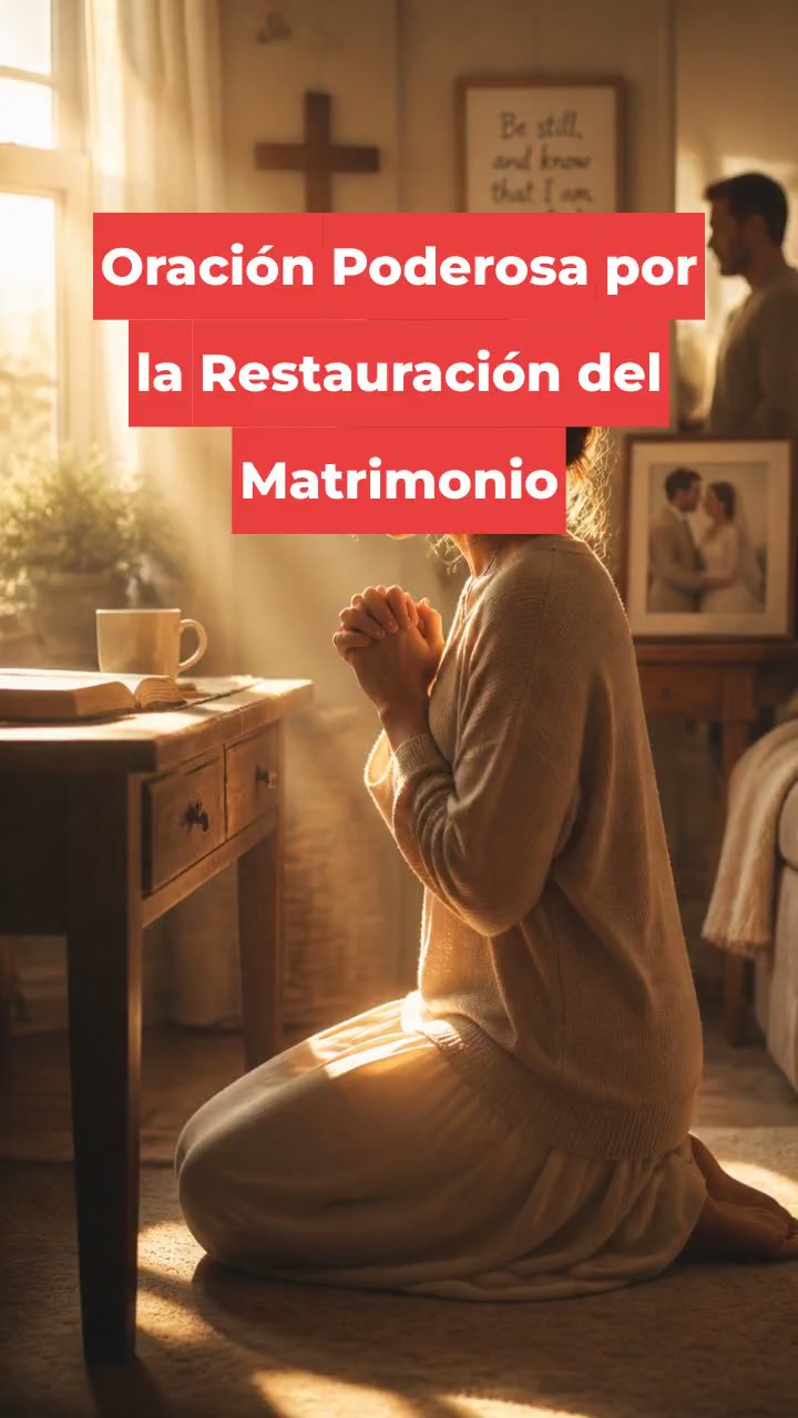 Oración Poderosa por la Restauración del Matrimonio