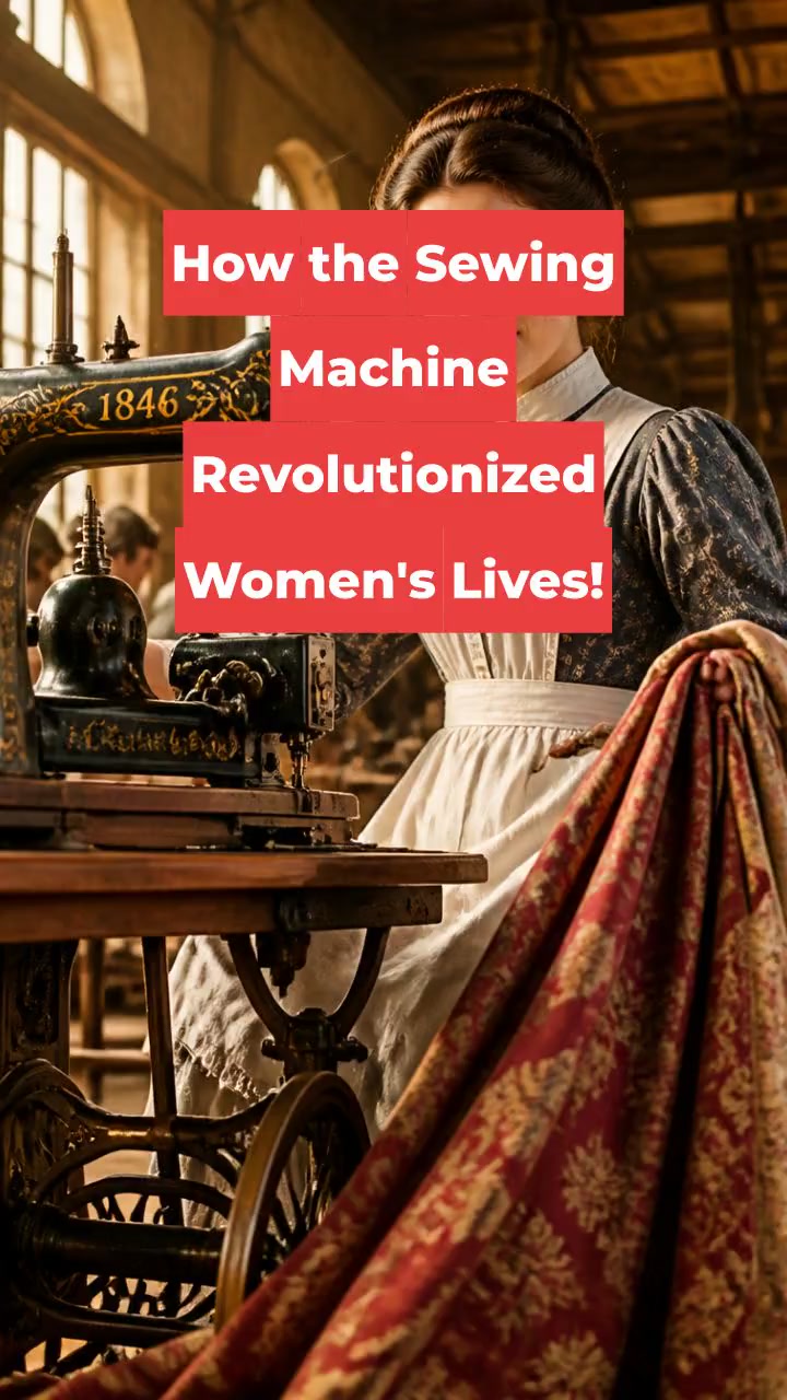 How the Sewing Machine Revolutionized Women's Lives!