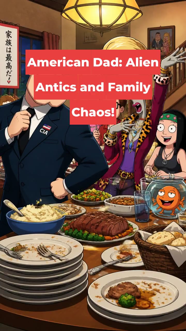American Dad: Alien Antics and Family Chaos!