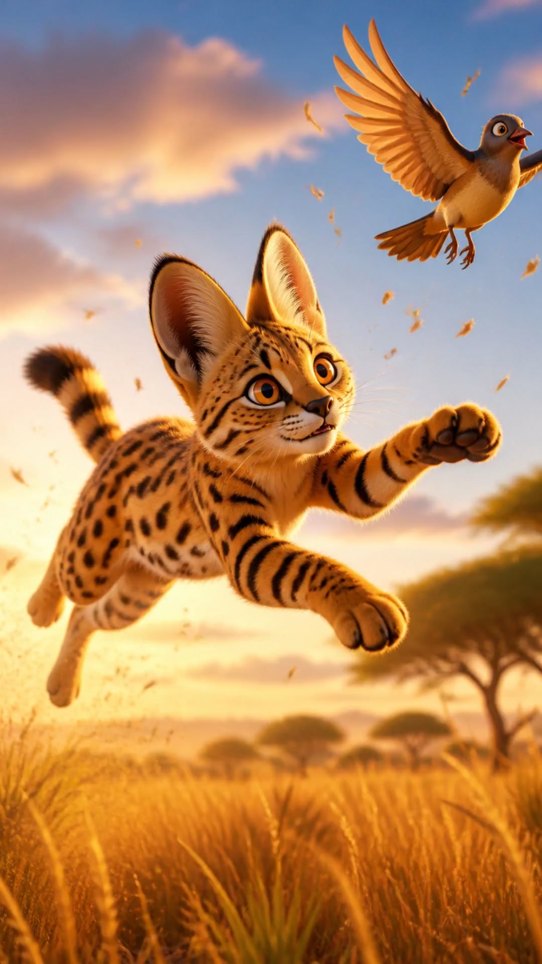 Découvrez le chasseur secret de la savane !