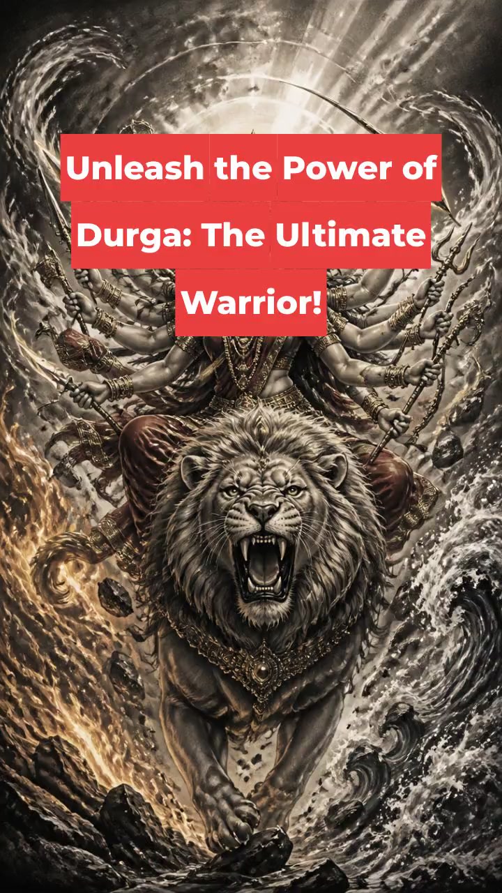 Unleash the Power of Durga: The Ultimate Warrior!