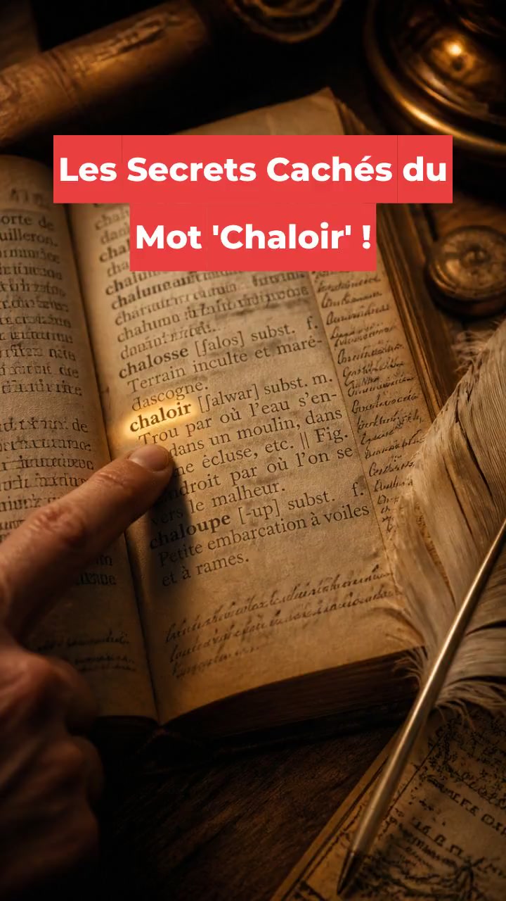 Les Secrets Cachés du Mot 'Chaloir' !