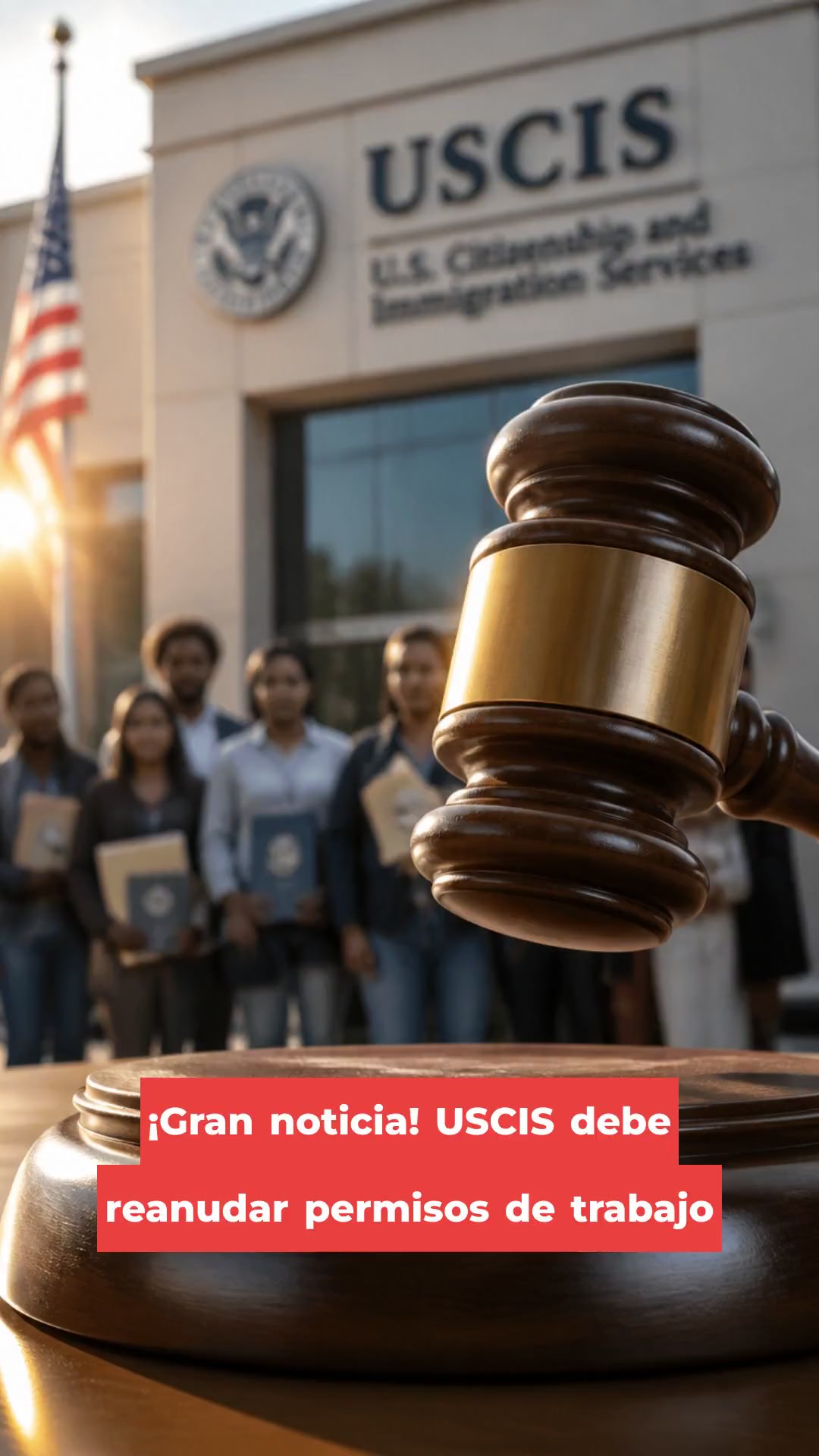 ¡Gran noticia! USCIS debe reanudar permisos de trabajo