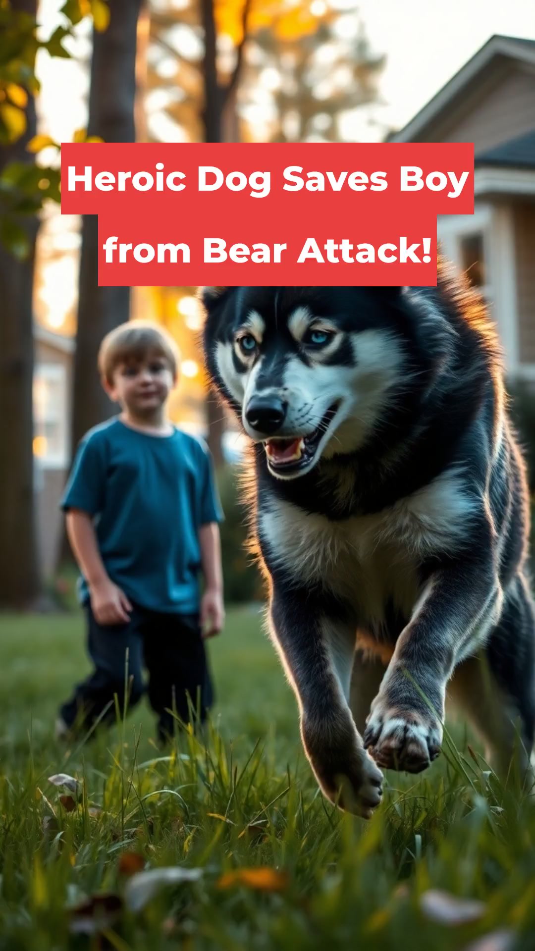 Heroic Dog Saves Boy from Bear Attack!